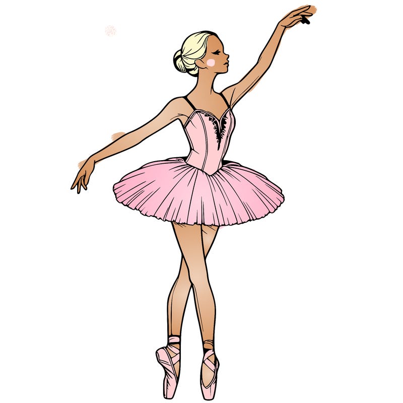realistic ballerina