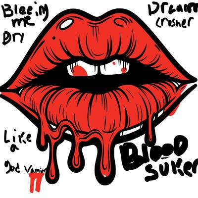 lips that look realistic and drip