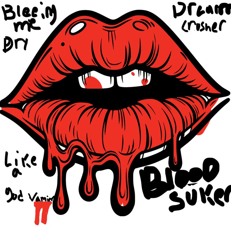 lips that look realistic and drip