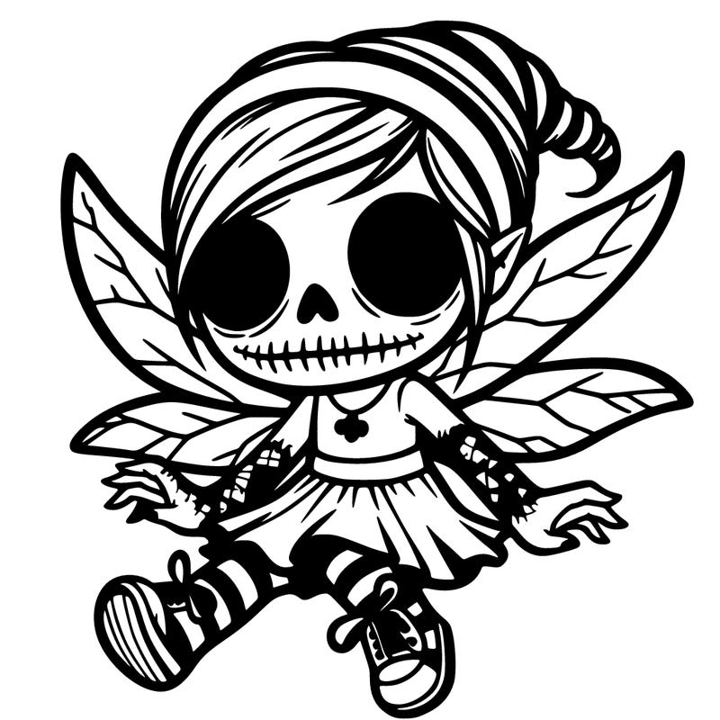 scary cartoon pixie fairy