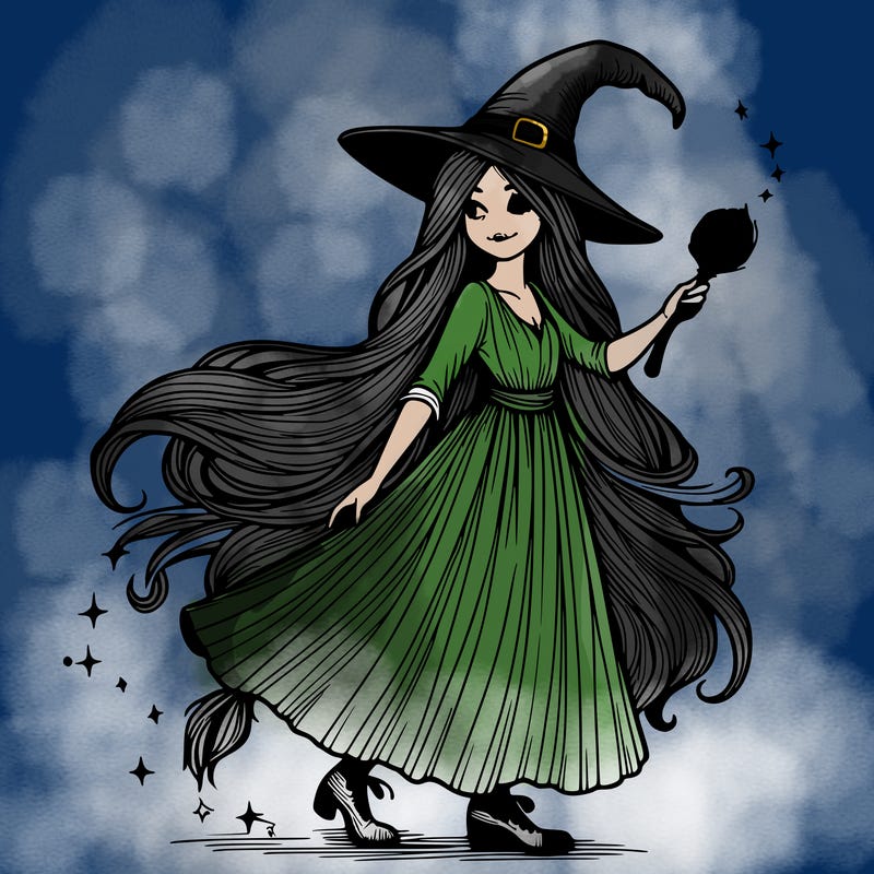 realistic witch
