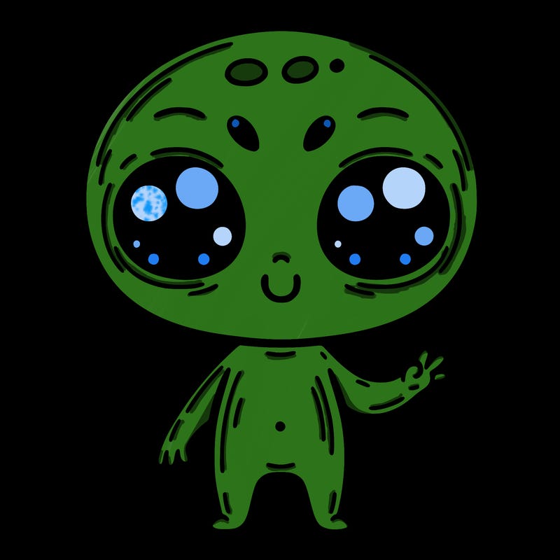 alien cute