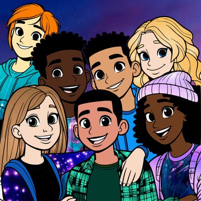 a mixed friend group