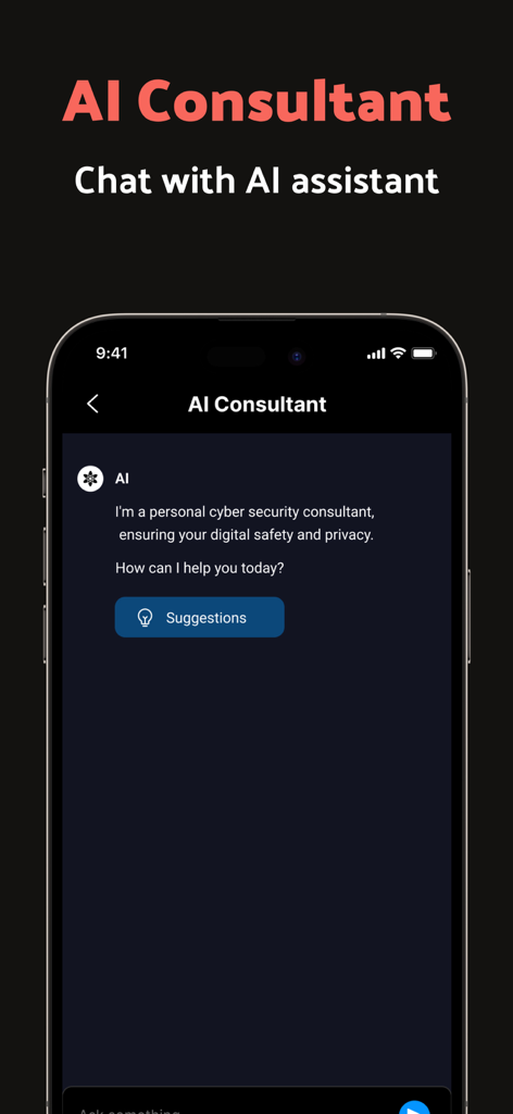 Super VPN Proxy - SuperVPN - Super VPN app AI Consultant chat interface for cybersecurity advice