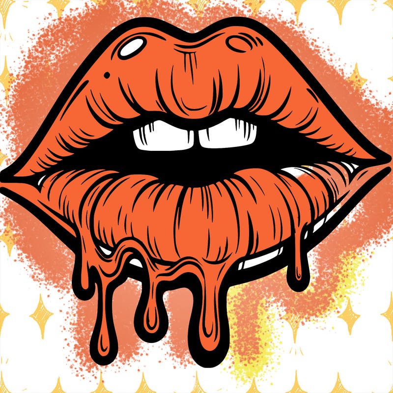 lips that look realistic and drip