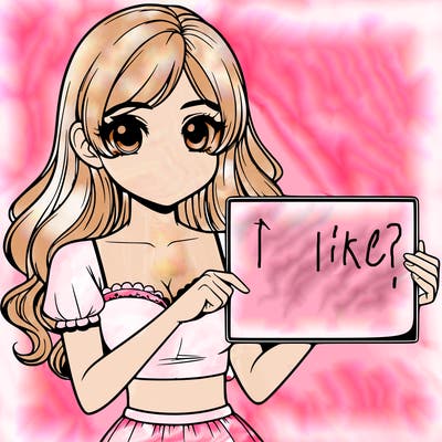 realistic pretty girl holding blank sign