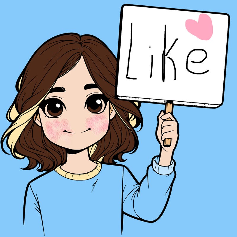 realistic girl holding up a sign