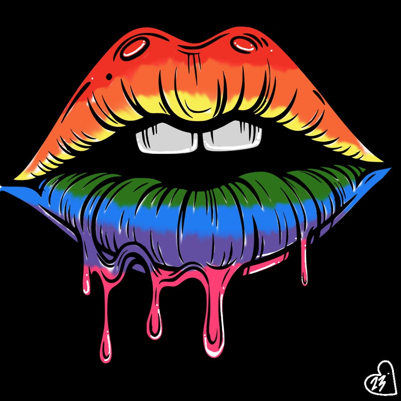 lips that look realistic and drip