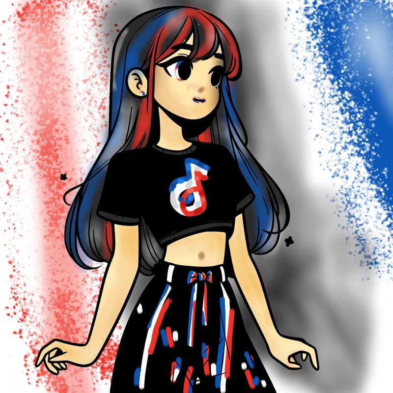 girl in a cute crop top