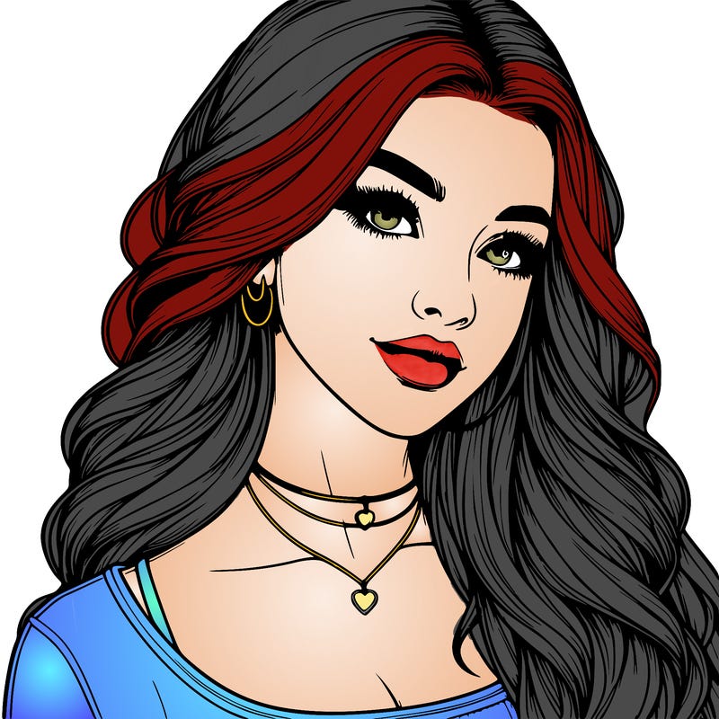 detailed realistic girl