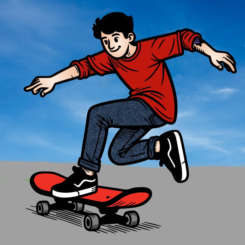 skateboarding