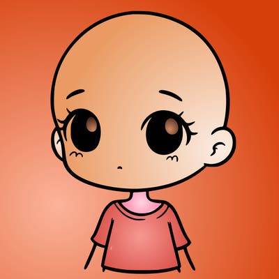 girl with no hair