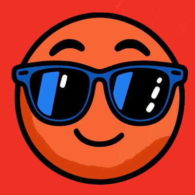emoji with sunglasses