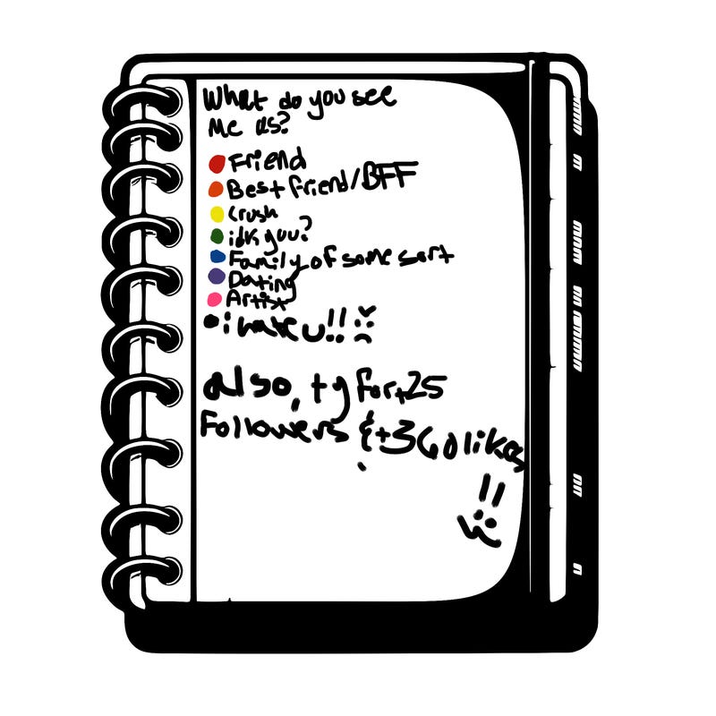 blank, realistic notebook