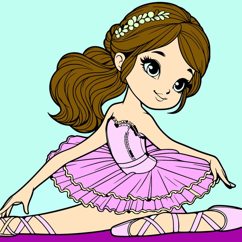 beautiful girl ballet dancer