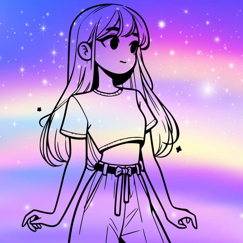 girl in a cute crop top