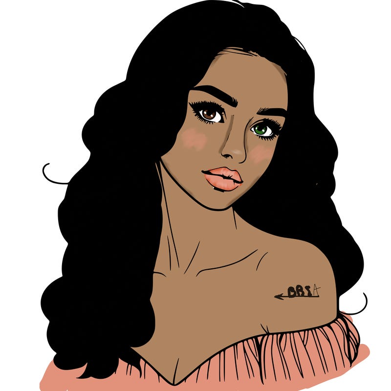 beautiful realistic girl