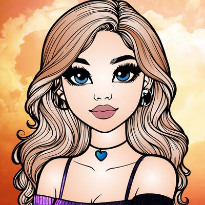 realistic pretty girl