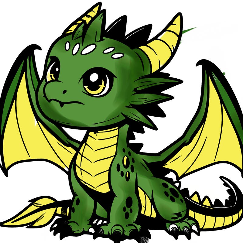 fierce baby night dragon