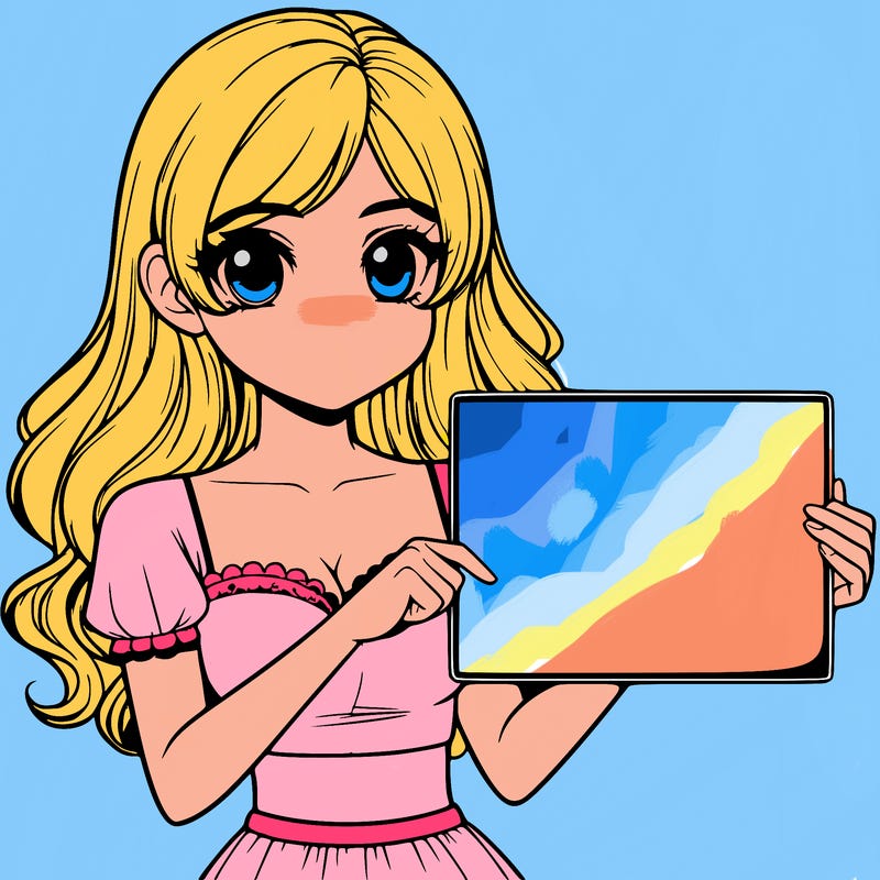 realistic pretty girl holding blank sign