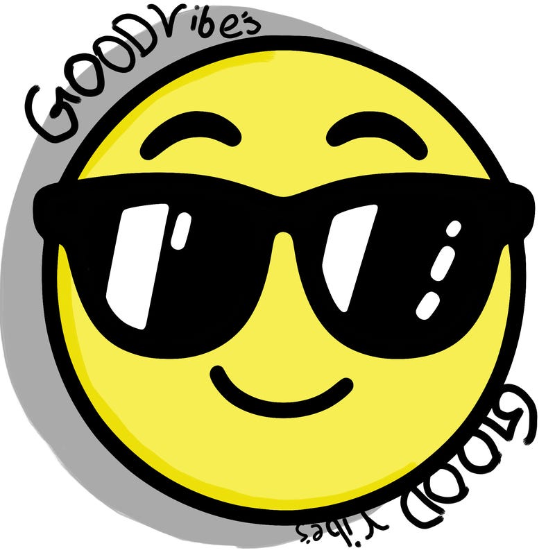 emoji with sunglasses