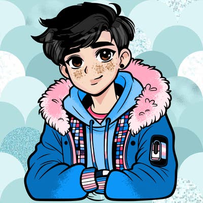 stylish teenager
