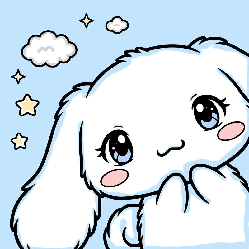 anime cinnamoroll cute fluffy