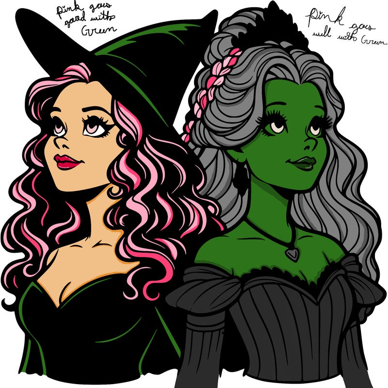'elphaba and glinda (realistic)
