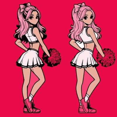 realistic cheerleader