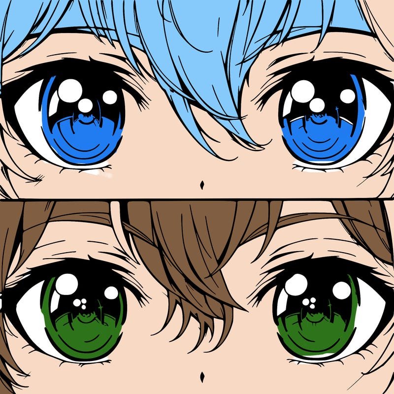 anime eyes
