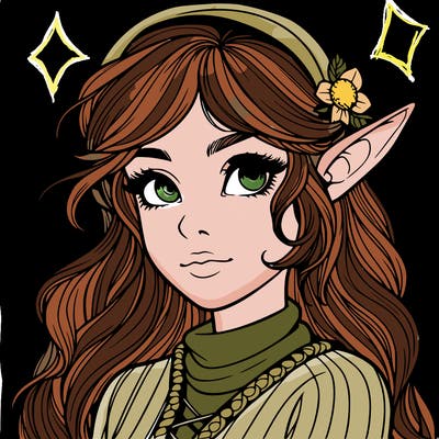 realistic elf girl