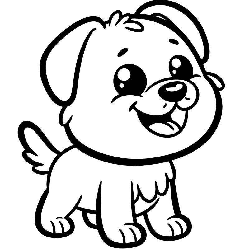 a dog that is happy and is smiling