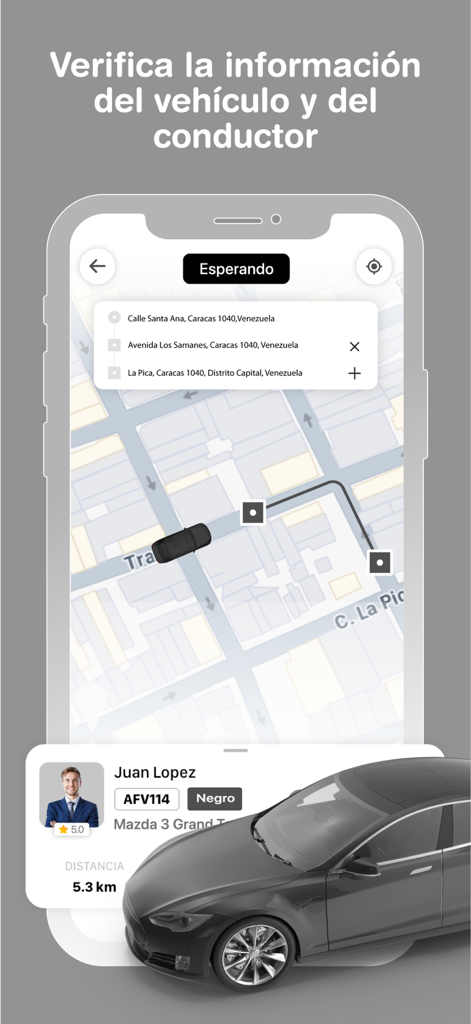 Dai - Dai app interface for driver and vehicle verification