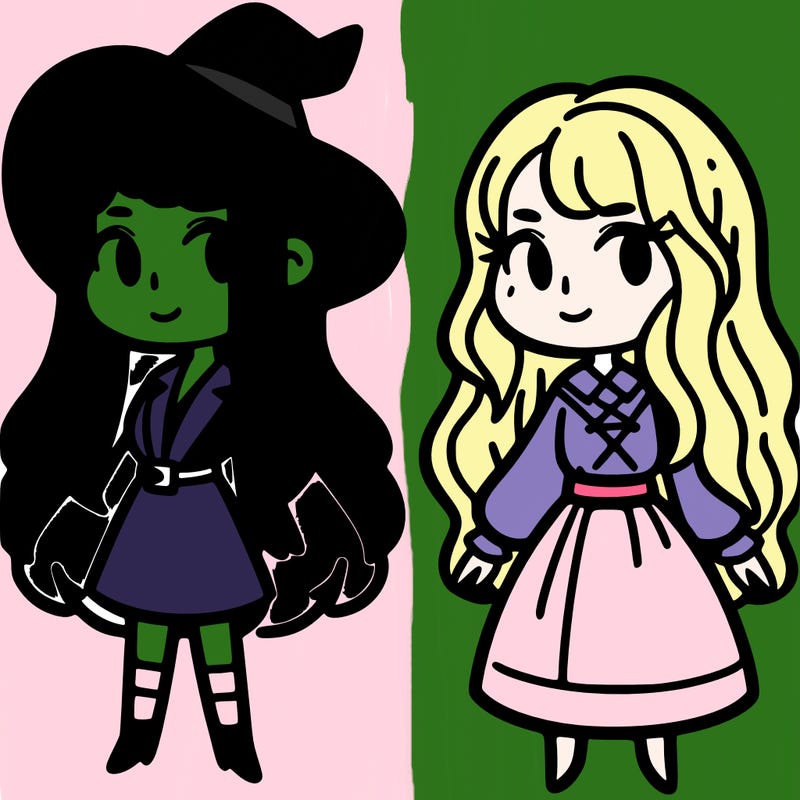 elphaba and glinda