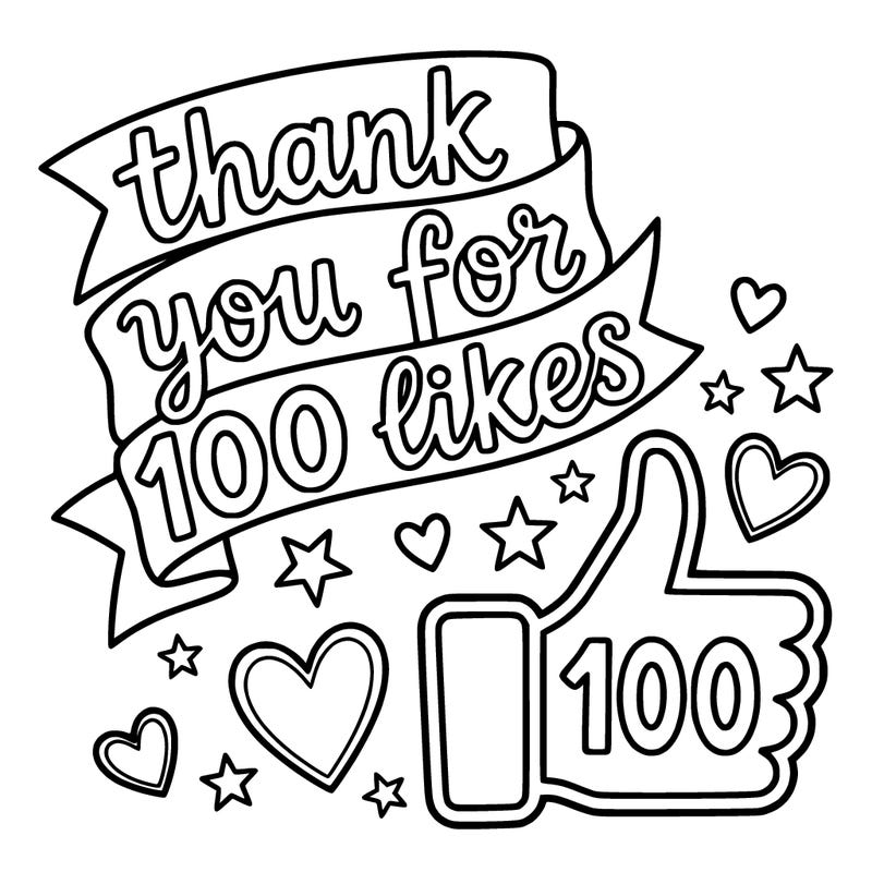 thank you for 100 likes
