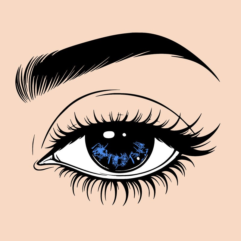 eye closed realistic