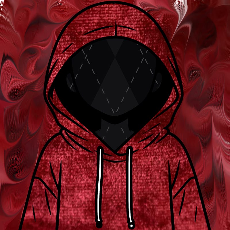 faceless girl in hoodie