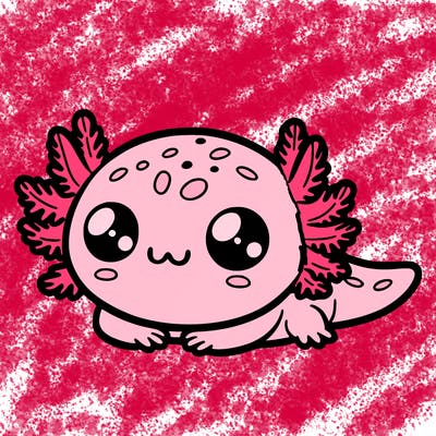 cute axolotl