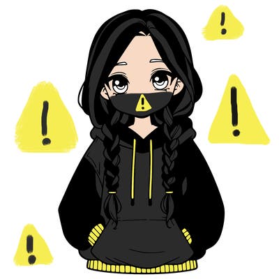 a realistic girl with a oversized hoodie and she has braids