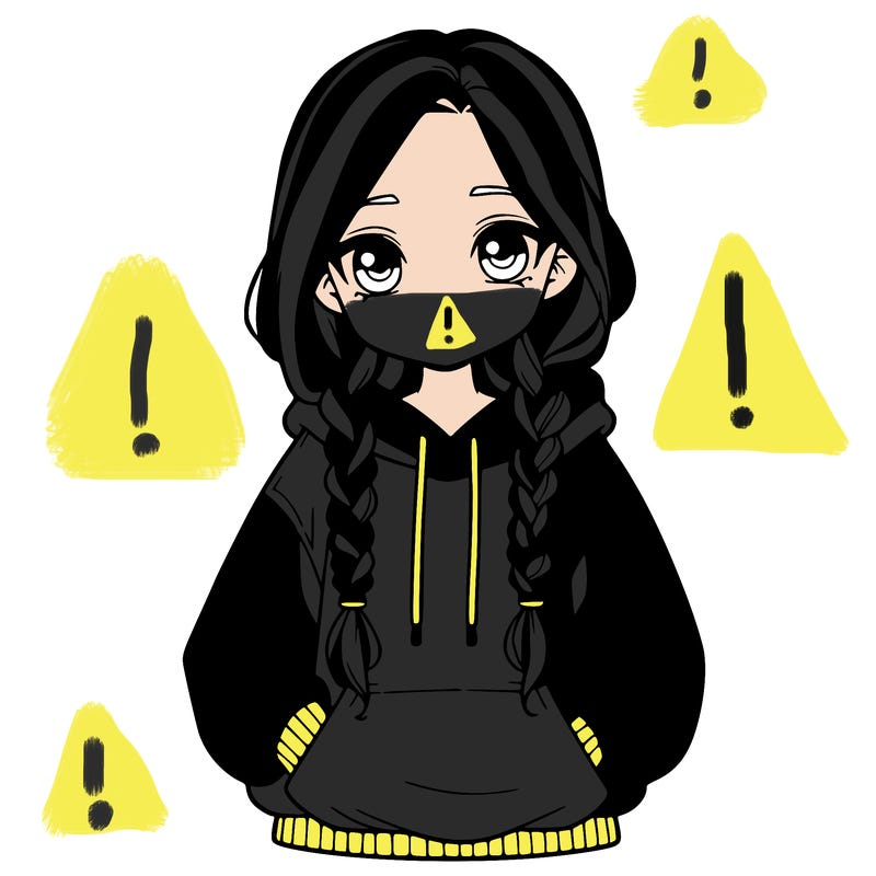 a realistic girl with a oversized hoodie and she has braids