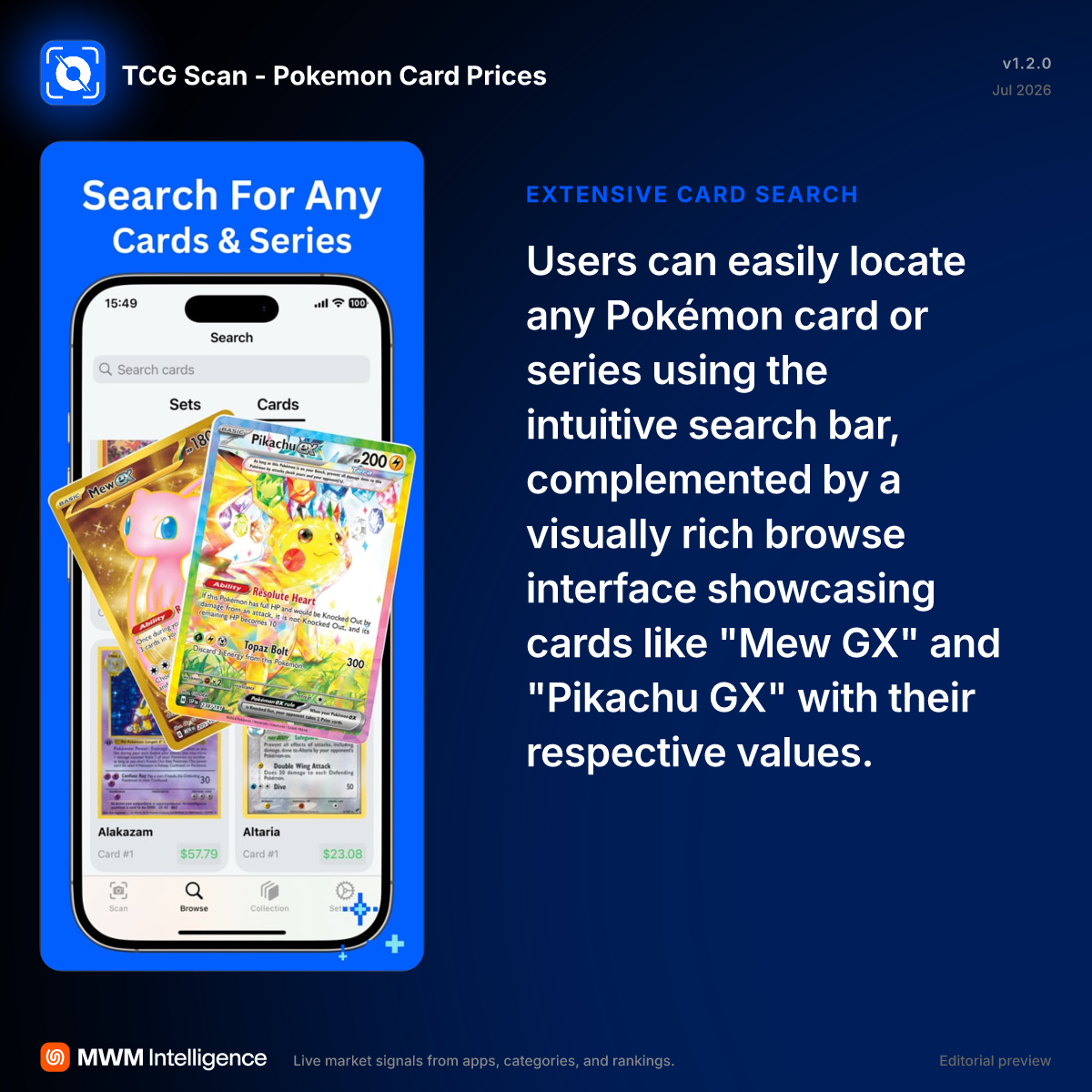 TCG Scan - Pokemon Card Prices - Games App | MWM