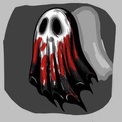 realistic creepy ghost