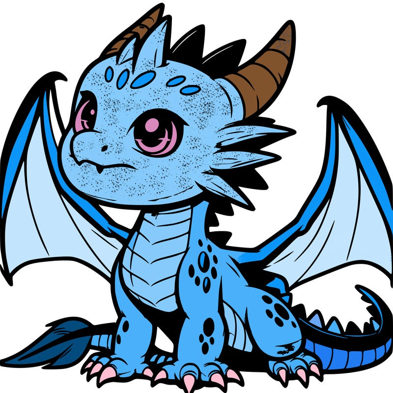 fierce baby night dragon