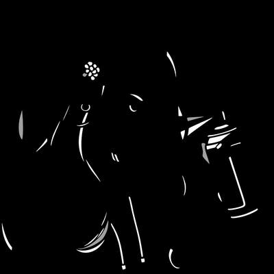 a realistic girl spray painting