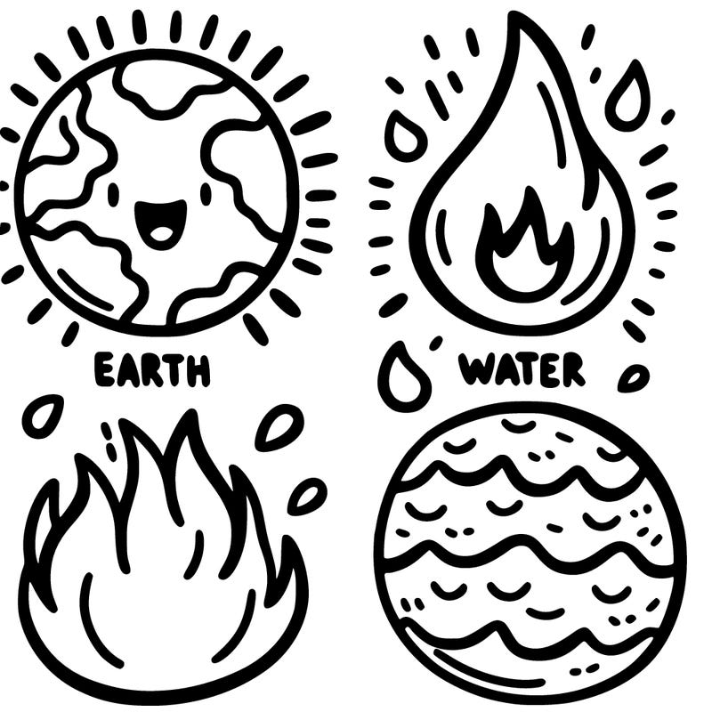 earth fire water and air