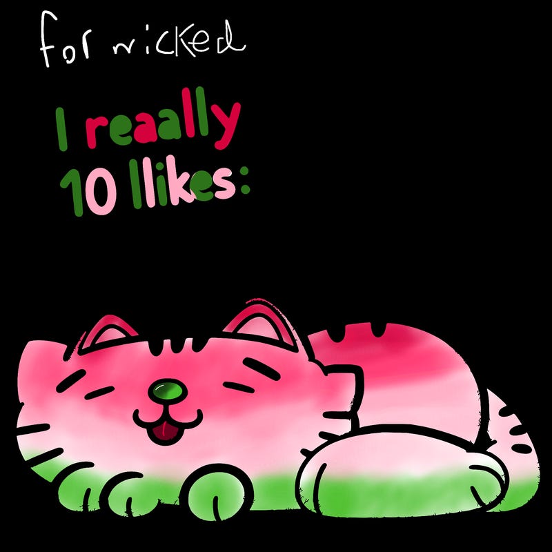 cat cute plush naps and says i really want 10 likes