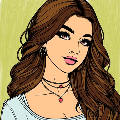 detailed realistic girl