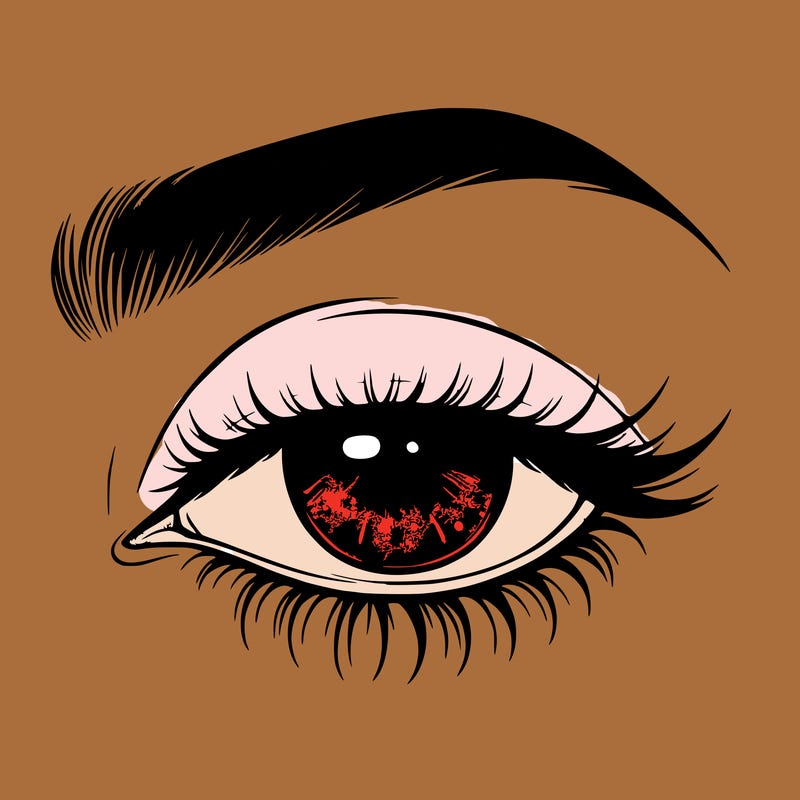 eye closed realistic