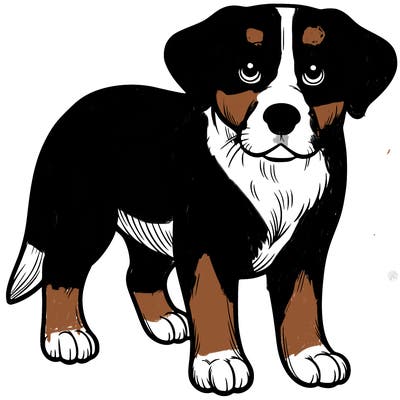 realistic dog