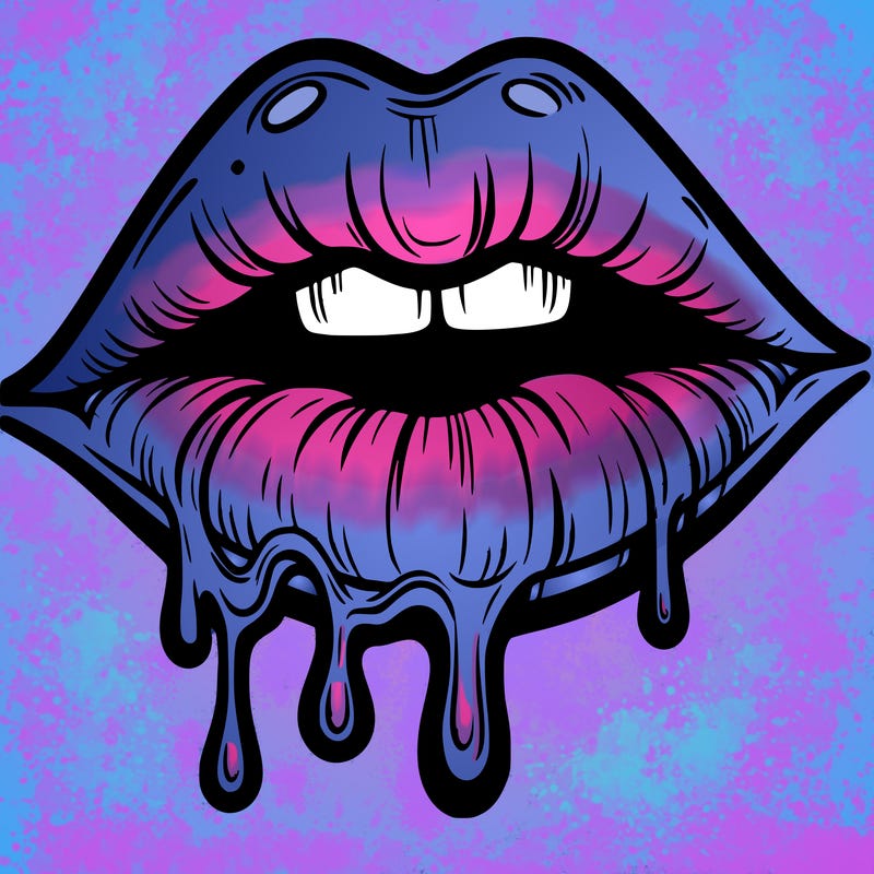 lips that look realistic and drip